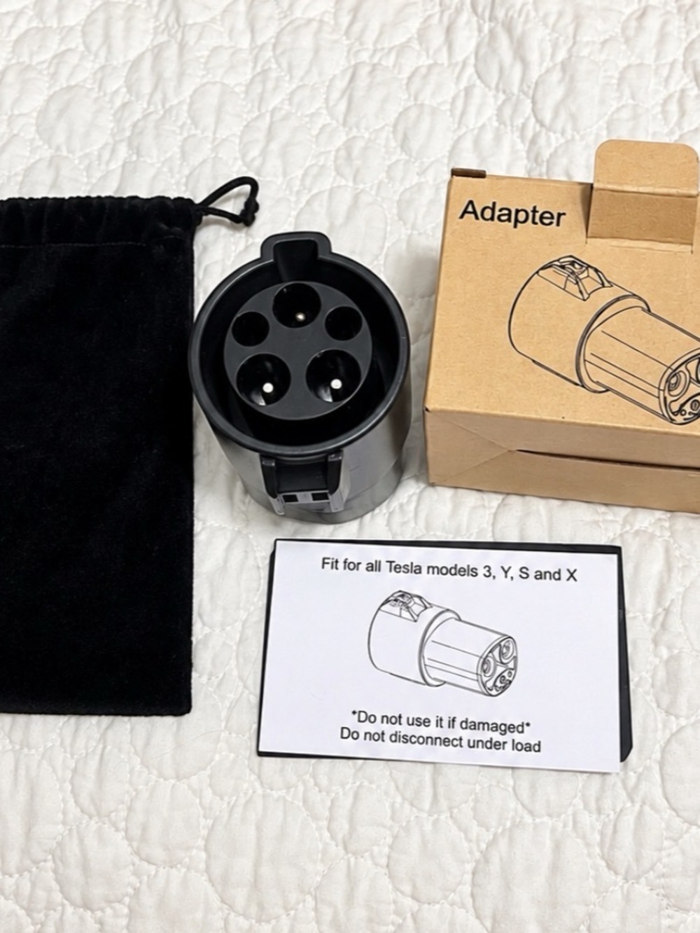 J1772 to Tesla Charging Adapter – used once